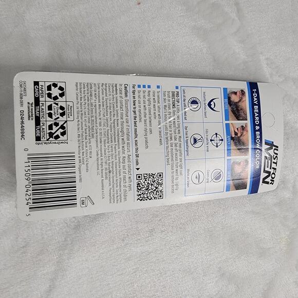 Just For Men 1-DAY Beard & Brow Color DARKEST BROWN/BLACK - Picture 2 of 5